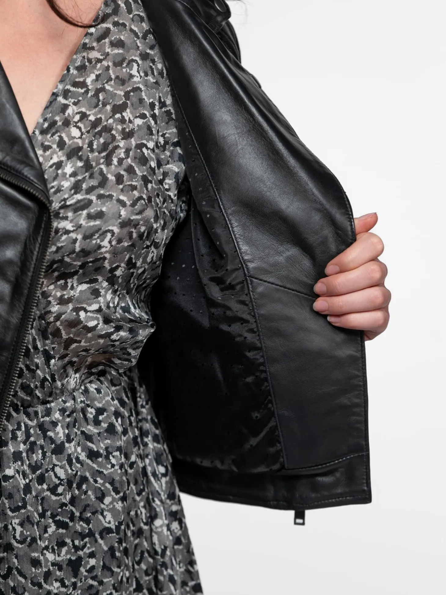 Cindy - Blouson cuir femme