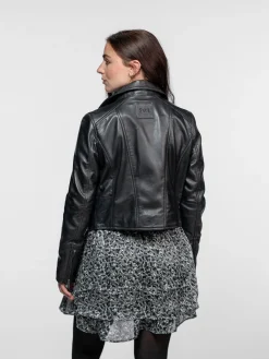 Cindy - Blouson cuir femme