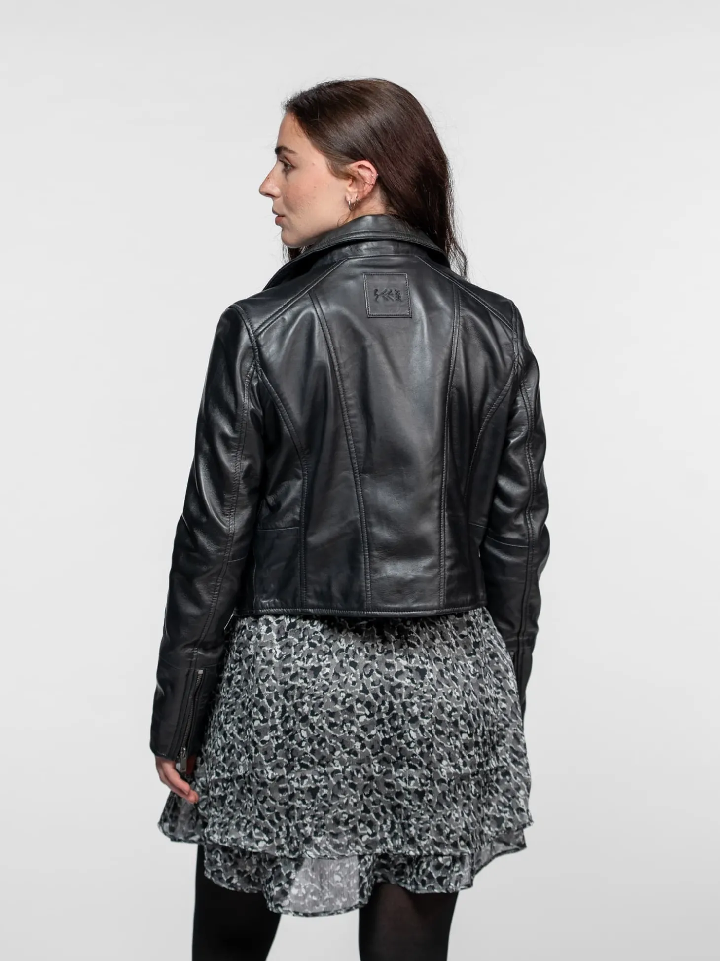 Cindy - Blouson cuir femme