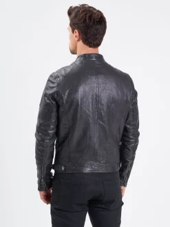 Collins - Blouson cuir homme