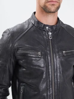 Collins - Blouson cuir homme