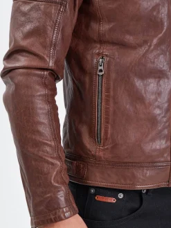 Collins - Blouson cuir homme