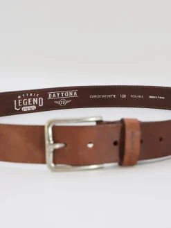 D12 - Ceinture cuir marron homme