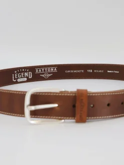 D13 - Ceinture cuir marron homme