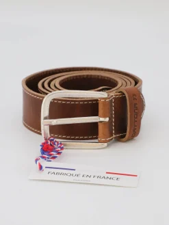 D13 - Ceinture cuir marron homme