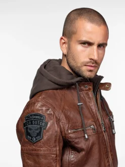 Diego - Blouson cuir von dutch