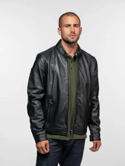 Dilkon - Blouson cuir motard