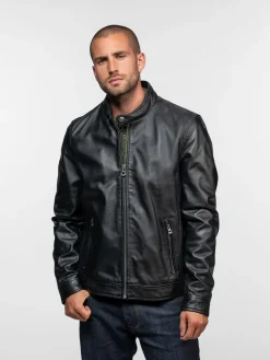Dilkon - Blouson cuir motard