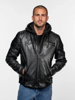 Dodds - Blouson motard capuche