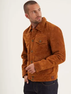 Douglas - Veste cuir de buffle