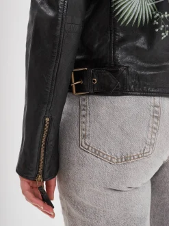 Dudley - Blouson cuir femme