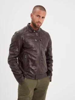 Dustin - Blouson cuir homme