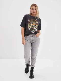 Eleanor - T-shirt tigre rock femme