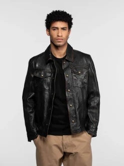 Elmer - Blouson cuir vintage