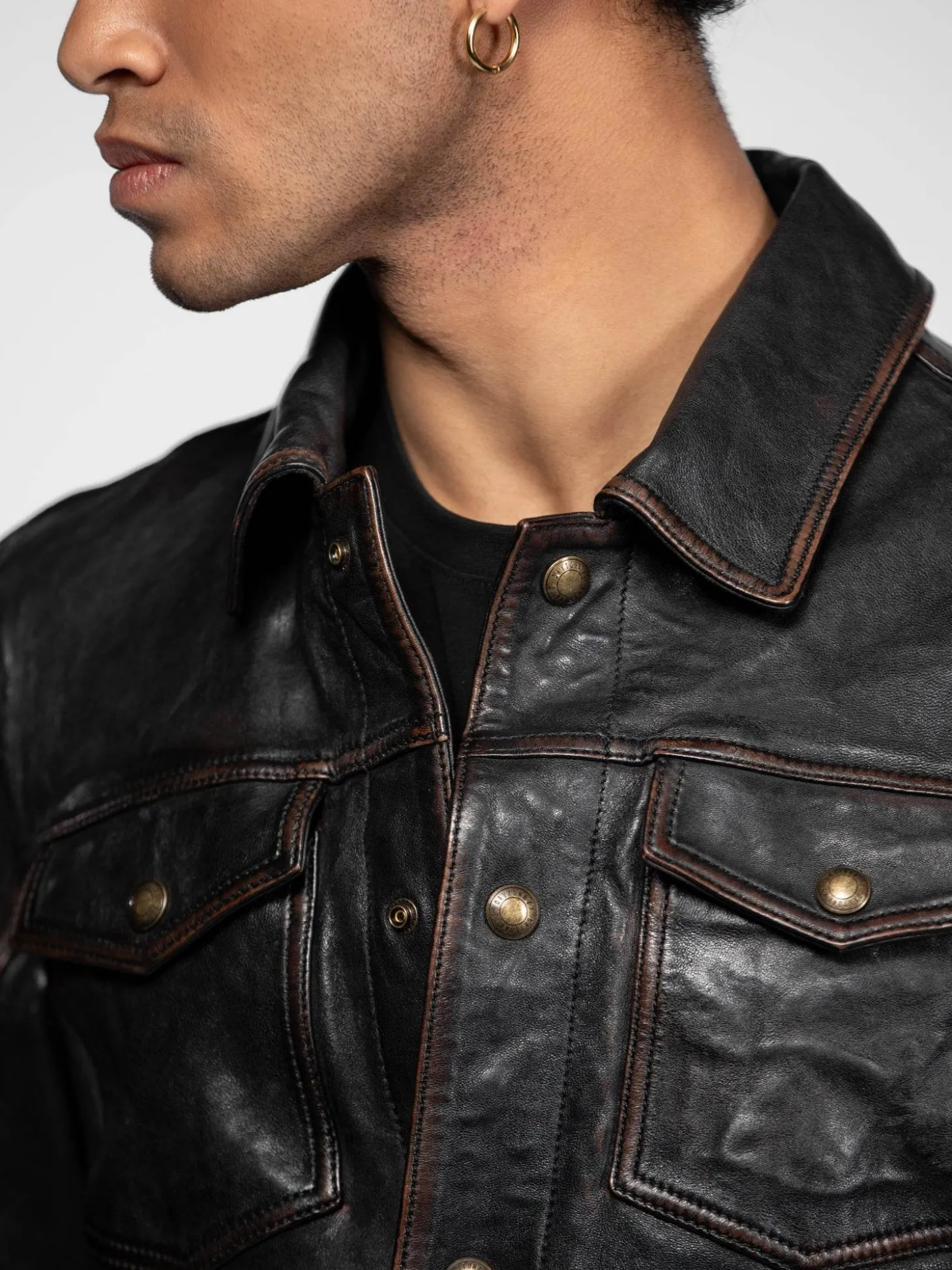 Elmer - Blouson cuir vintage