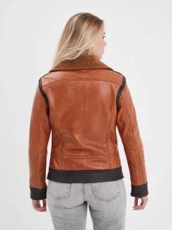 Emilia - Bombardier cuir femme