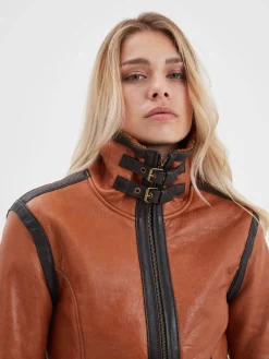 Emilia - Bombardier cuir femme