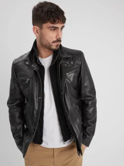 Falconero - Blouson cuir homme