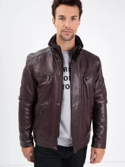 Falconero - Blouson cuir homme