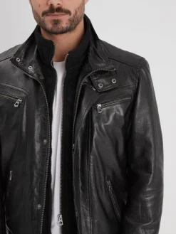 Falconero - Blouson cuir homme