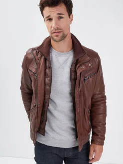 Falconero - Blouson cuir homme