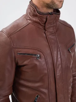 Falconero - Blouson cuir homme