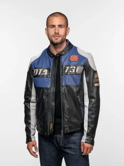Findlay - Blouson cuir racing