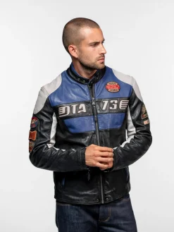 Findlay - Blouson cuir racing