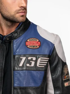 Findlay - Blouson cuir racing