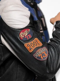 Findlay - Blouson cuir racing