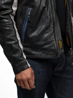 Findlay - Blouson cuir racing