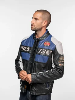 Findlay - Blouson cuir racing
