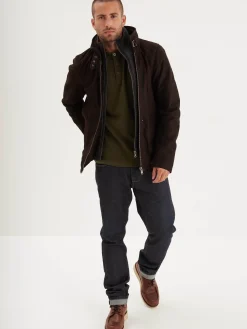 Ford - Blouson cuir homme marron