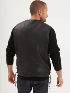 Free chapter - Gilet biker cuir homme