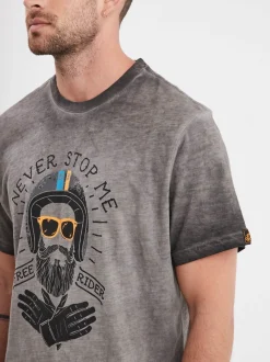 Free rider - T-shirt textile homme
