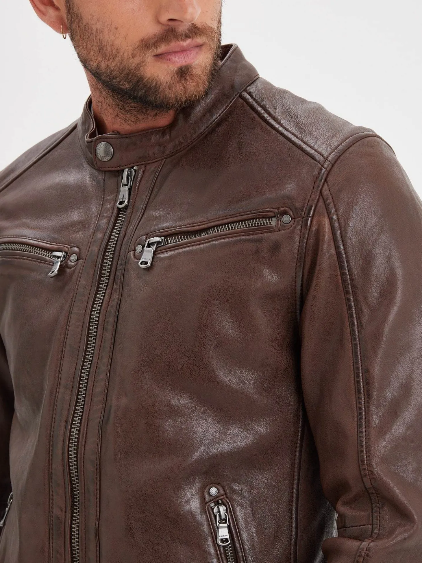 Gafino - Blouson cuir homme