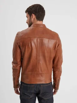 Gafino - Blouson cuir homme