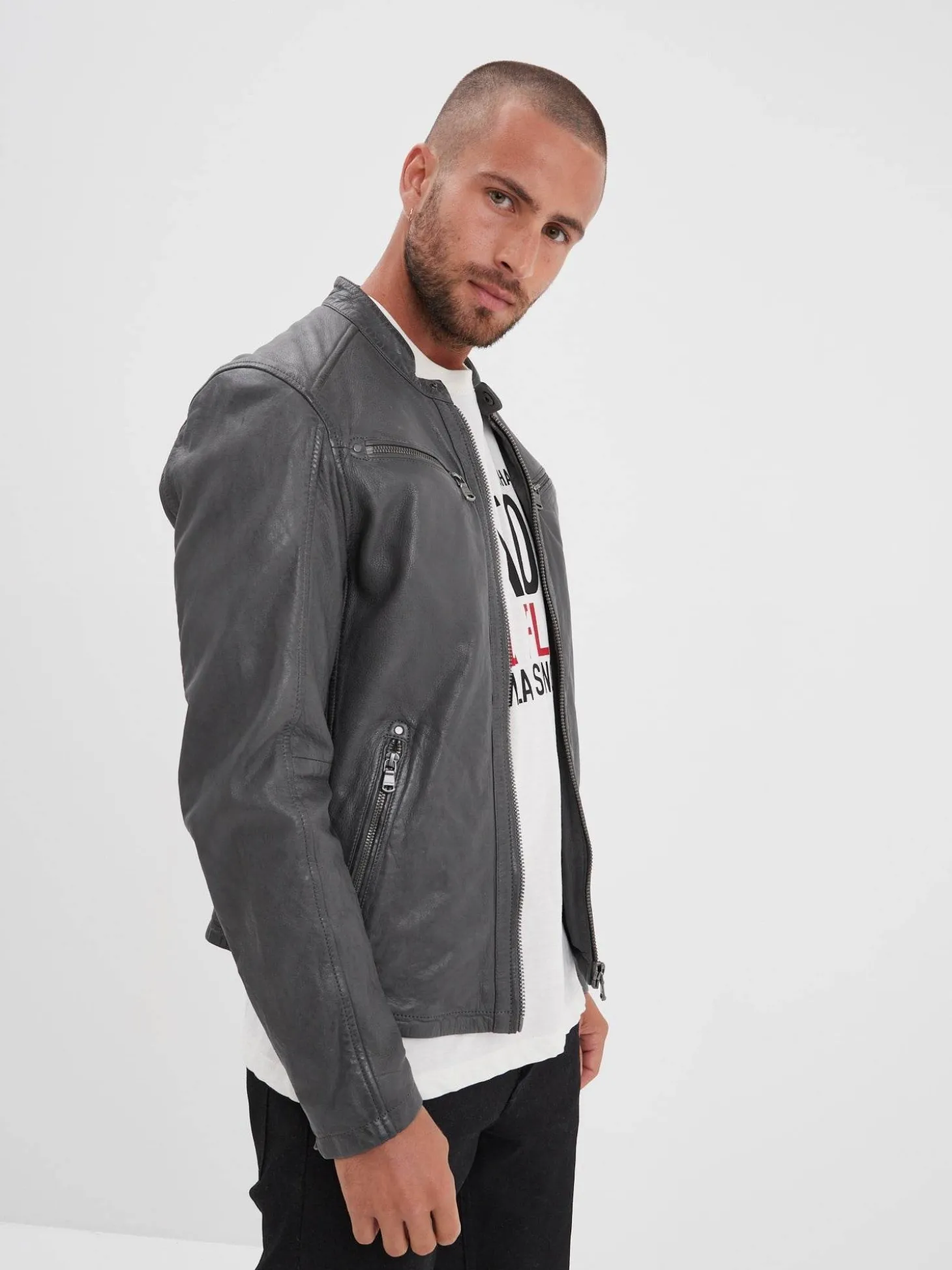 Gafino - Blouson cuir homme