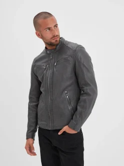 Gafino - Blouson cuir homme