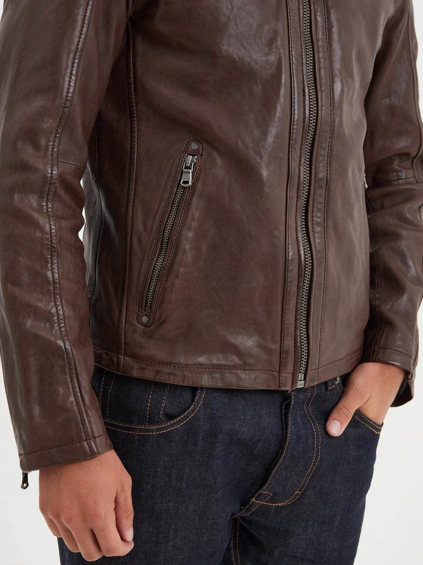 Gafino - Blouson cuir homme