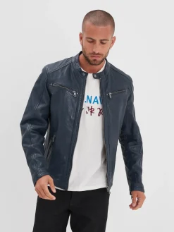 Gafino - Blouson cuir homme