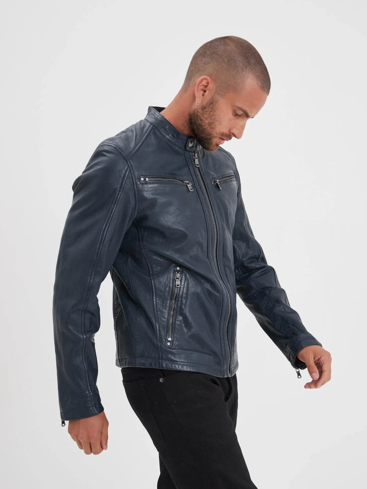 Gafino - Blouson cuir homme