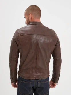 Gafino - Blouson cuir homme