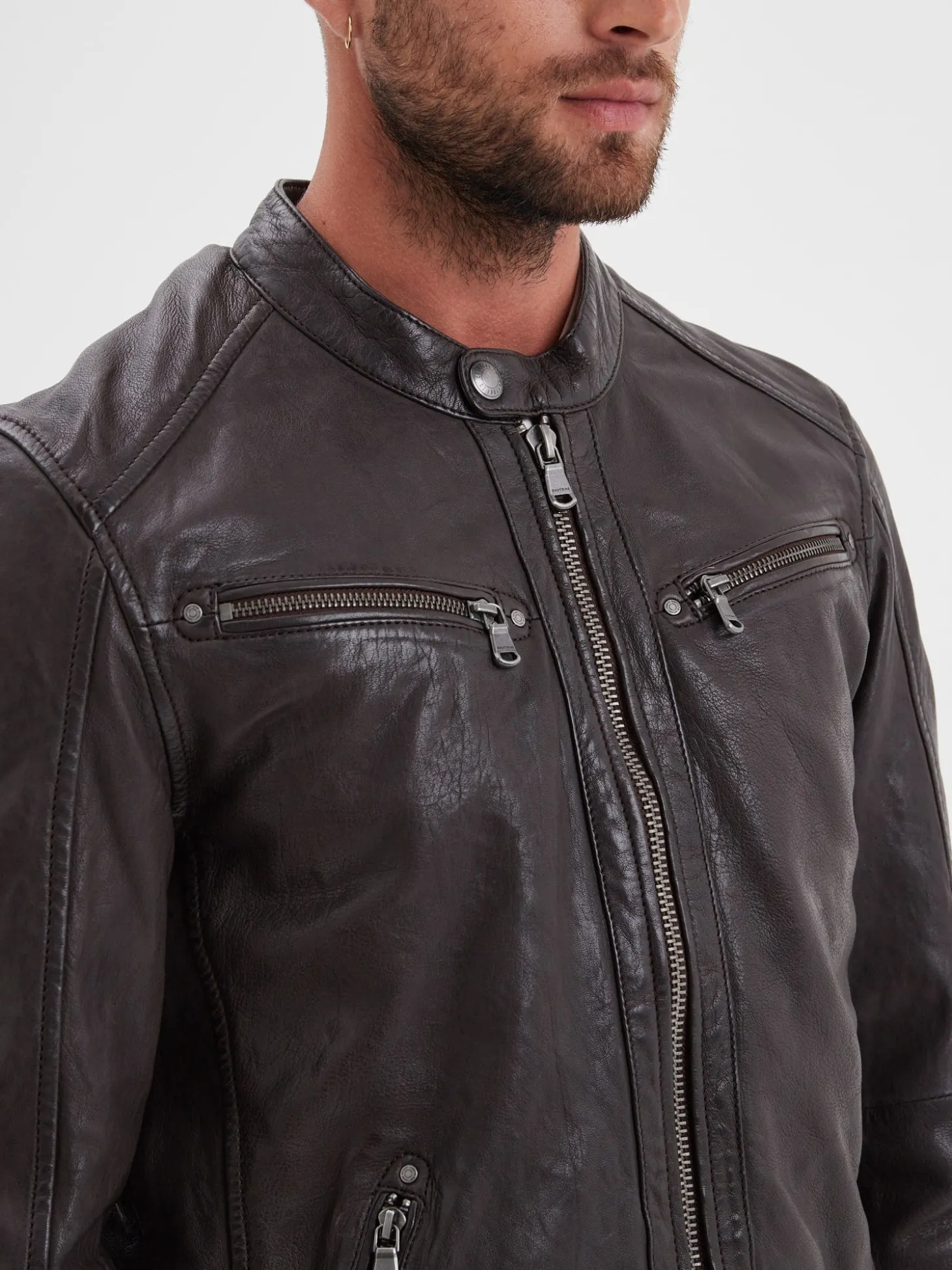 Gafino - Blouson cuir homme