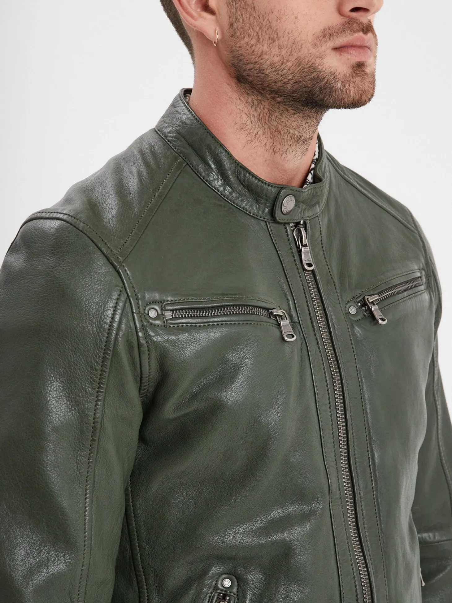 Gafino - Blouson cuir homme