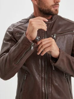 Gafino - Blouson cuir homme