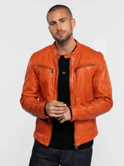 Gafino - Blouson cuir homme