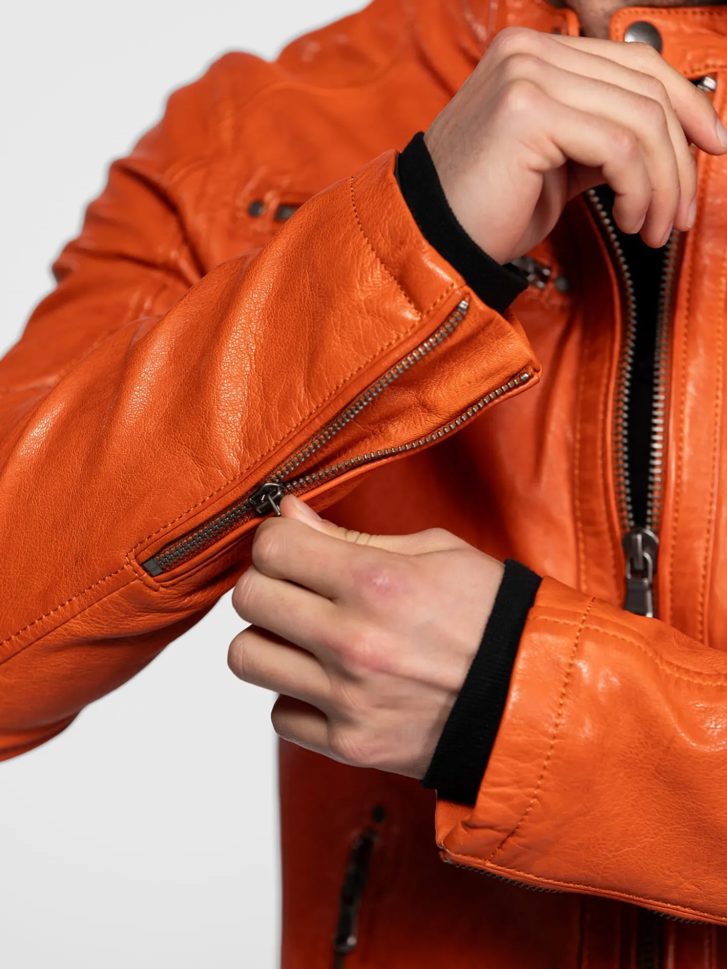 Gafino - Blouson cuir homme