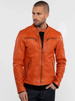 Gafino - Blouson cuir homme
