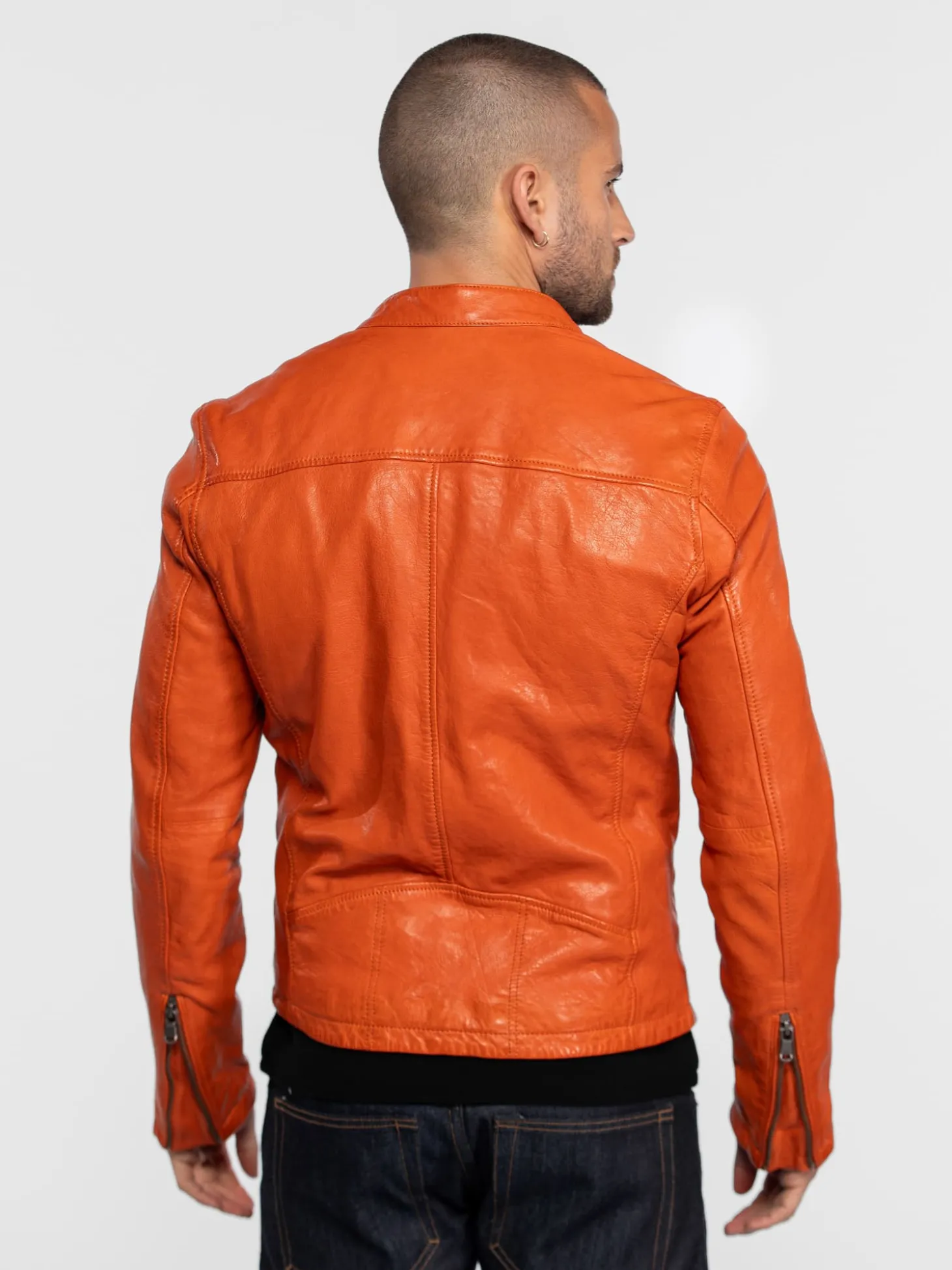 Gafino - Blouson cuir homme